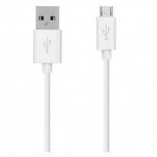 OkaeYa Spice Mi-449 3G Data Cable|Quick Charging Cable Speed Upto 2.4 Amp |Fast Charging High Speed Data Sync Transfer Cable V8 Cable - White